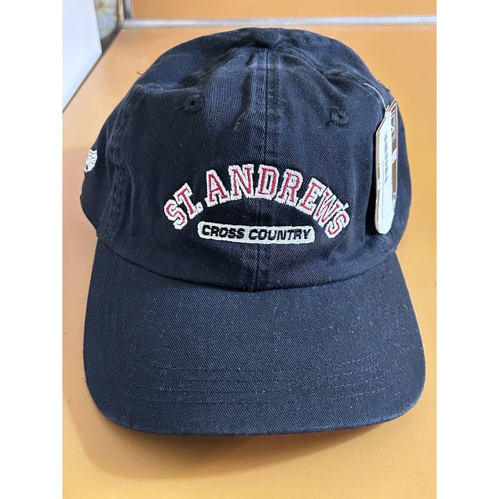 St. Andrews School Cross Country Adjustable Baseball Hat, Black, Legacy Brand